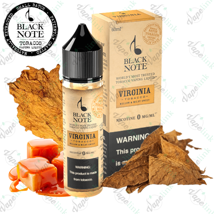 Black Note - Virginia Tobacco (Mellow & Mildly Sweet) 70VG/30PG 60ml