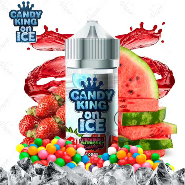Candy King | ICE | Strawberry Watermelon Bubblegum 100ml