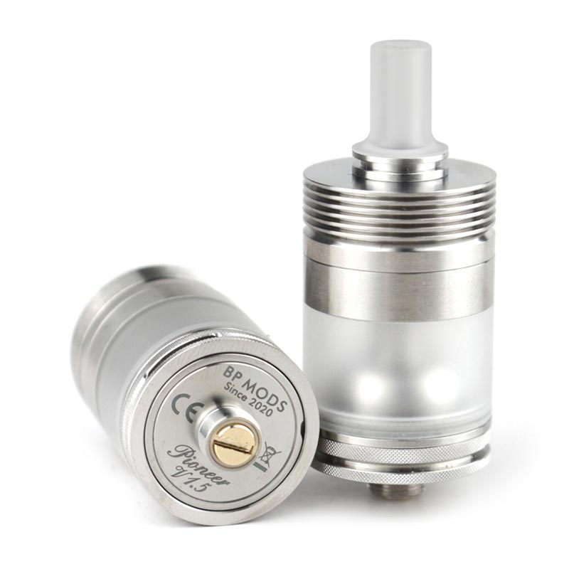 BP MODS Pioneer V1.5 RTA Atomizer 3.7ml (with MTL Chimney and 0.8mm Airflow Pin)