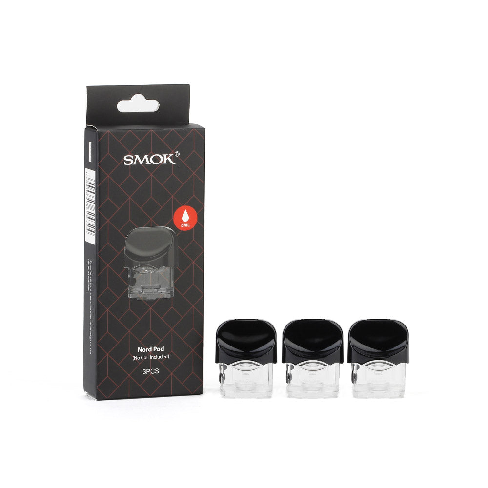 Smok Nord Empty Replacement Pod Cartridge 3ml (3pcs/Pack)