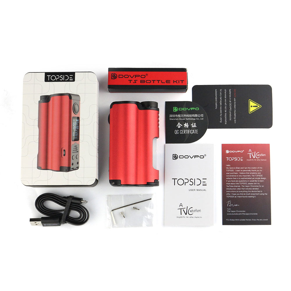DOVPO Topside 90W Top Fill TC Squonk Mod