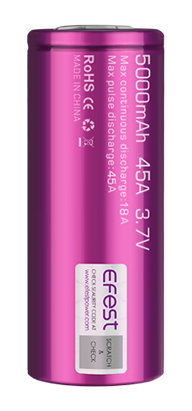 Efest 26650 40A 5000mAH Rechargeable Li-ion Battery (1pc/pack)
