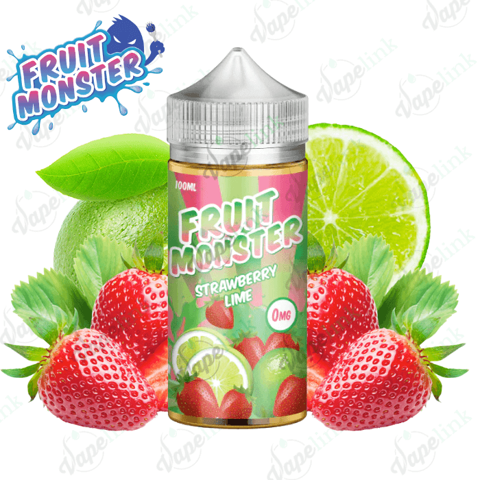 Monster Vape Labs | Fruit Monster | Strawberry Lime 100ml