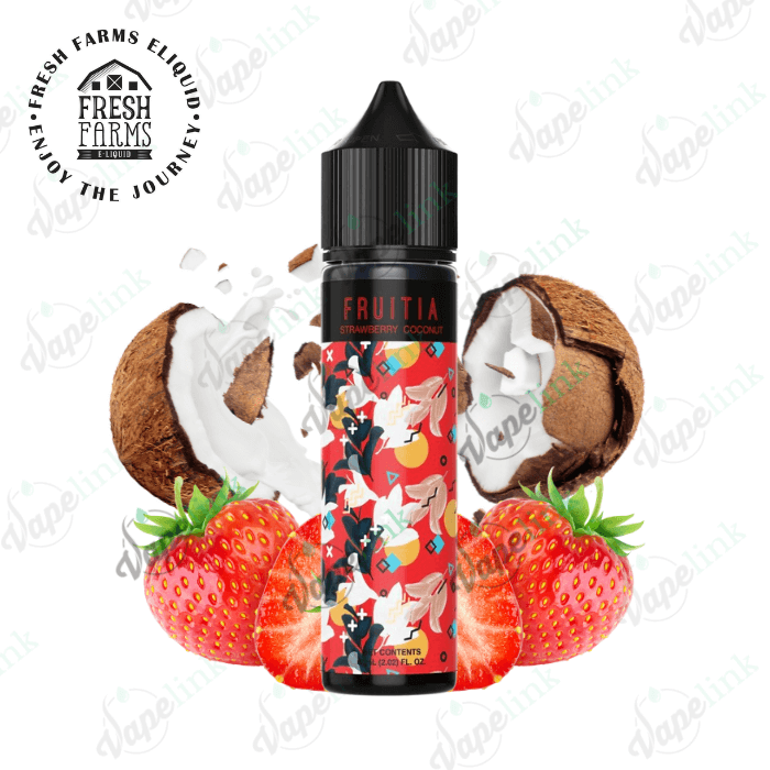 Fruitia - Strawberry Coconut Refresher 60ml - Fresh Farms Eliquids