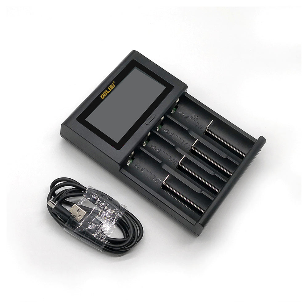 Golisi I4 Smart USB Charger with LCD Screen (4 Bay)