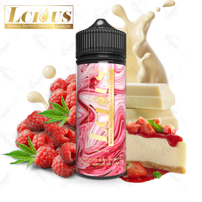 Lcious - Raspberry White Choc Cheesecake 100ml