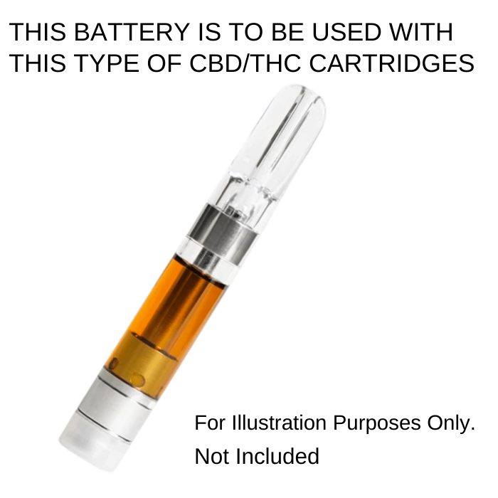 Max Battery - Vape Pen Battery 380mAh - For Use With CBD/THC Cartridges