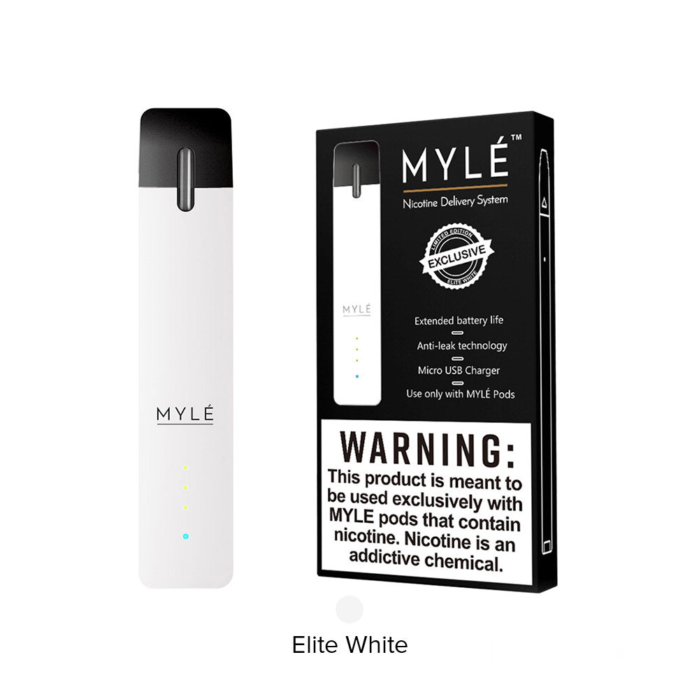 Myle All in One Pod Starter Kit 240mAh + Bonus 4 pack Empty Refillable cartdridges