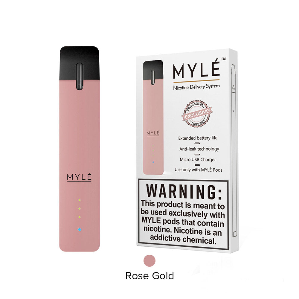 Myle All in One Pod Starter Kit 240mAh + Bonus 4 pack Empty Refillable cartdridges