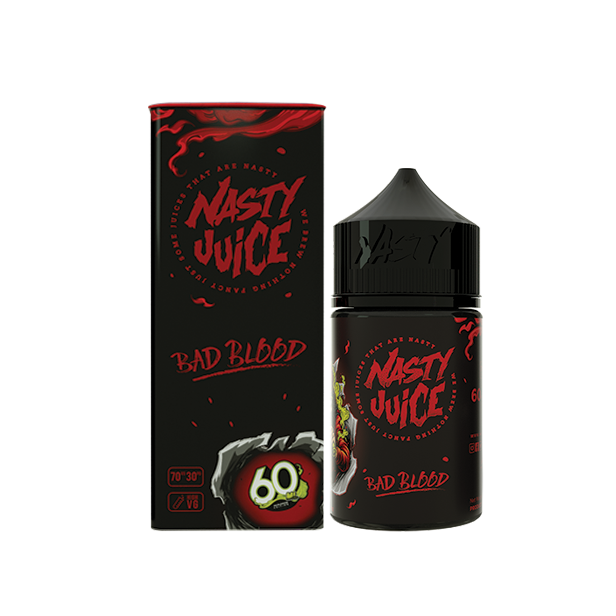 Nasty Juice - Bad Blood 60ml (Tin Box)