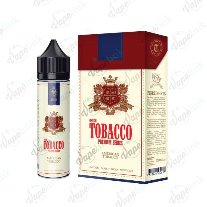 Ossem | Tobacco Premium Series | American Tobacco 60ml