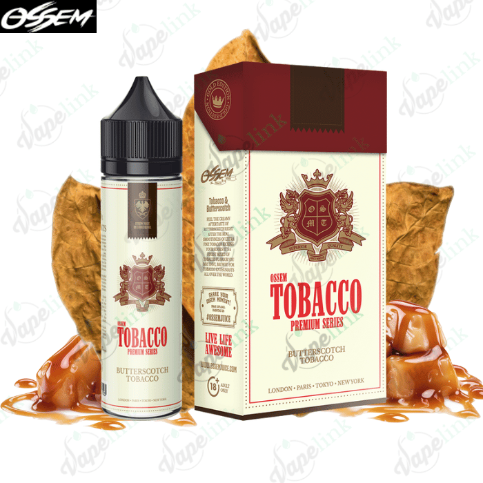 Ossem | Tobacco Premium Series | Butterscotch Tobacco 60ml