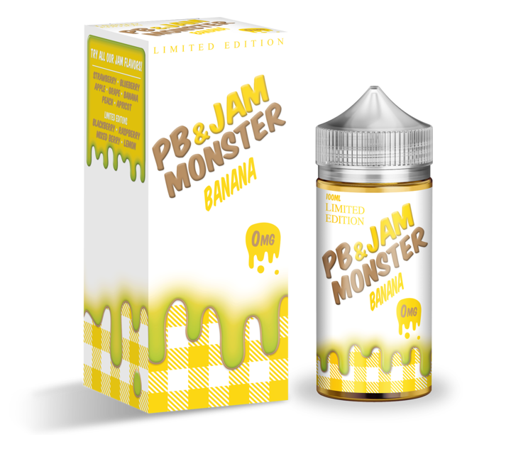 Monster Vape Labs | PB & Jam Monster | Banana 100ml