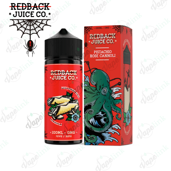 Redback Juice Co. | DESSERTS | Pistachio Rose Cannoli 100ml