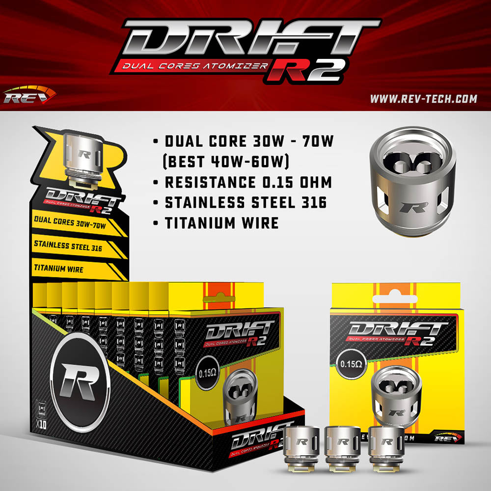 REV Drift Replacement Coils (3pcs/pack)