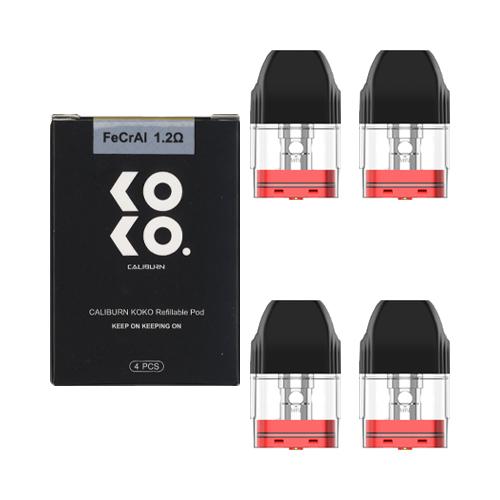 Uwell Caliburn or koko 2ml Replacement Pod Cartridge 4 pack