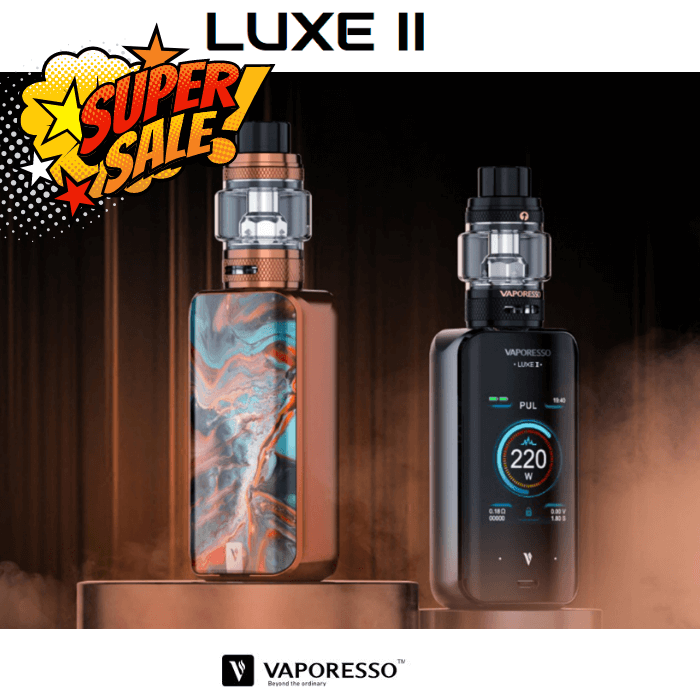Vaporesso Luxe II 220W Touch Screen Kit with 8ml NRG-S Tank (Luxe 2)